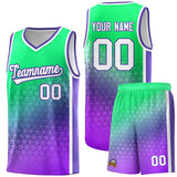 Custom Gradient Design Irregular Shapes Pattern Sports Uniform Basketball Jersey For Unisex