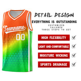 Custom Tailor Made Gradient Design Irregular Shapes Pattern Sports Uniform Basketball Jersey