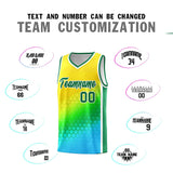 Custom Traditional Gradient Design Irregular Shapes Pattern Sports Uniform Basketball Jersey
