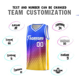 Custom Gradient Design Irregular Shapes Pattern Sports Uniform Basketball Jersey Add Logo Number