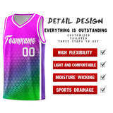 Custom Gradient Design Irregular Shapes Pattern Sports Uniform Basketball Jersey Add Logo Number