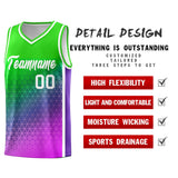 Custom Gradient Design Irregular Shapes Pattern Sports Uniform Basketball Jersey Add Logo Number