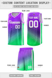 Custom Gradient Design Irregular Shapes Pattern Sports Uniform Basketball Jersey Add Logo Number