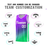 Custom Gradient Design Irregular Shapes Pattern Sports Uniform Basketball Jersey Add Logo Number