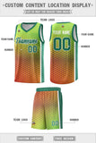 Custom Traditional Gradient Design Irregular Shapes Pattern Sports Uniform Basketball Jersey
