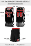 Custom Personalized Diamond Pattern Side Slash Sports Uniform Basketball Jersey Add Logo Number