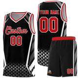 Custom Personalized Diamond Pattern Side Slash Sports Uniform Basketball Jersey Add Logo Number
