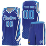 Custom Personalized Diamond Pattern Side Slash Sports Uniform Basketball Jersey Add Logo Number