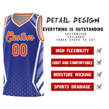 Custom Tailor Made Diamond Pattern Side Slash Sports Uniform Basketball Jersey Add Logo Number