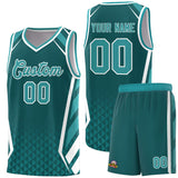Custom Tailor Made Diamond Pattern Side Slash Sports Uniform Basketball Jersey Add Logo Number