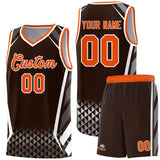 Custom Personalized Diamond Pattern Side Slash Sports Uniform Basketball Jersey Add Logo Number