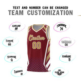 Custom Personalized Diamond Pattern Side Slash Sports Uniform Basketball Jersey Add Logo Number