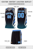 Custom Individualized Diamond Pattern Side Slash Sports Uniform Basketball Jersey Text Logo