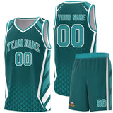 Custom Traditional Diamond Pattern Side Slash Sports Uniform Basketball Jersey Printed Team Logo