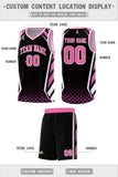 Custom Traditional Diamond Pattern Side Slash Sports Uniform Basketball Jersey Printed Team Logo