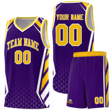 Custom Traditional Diamond Pattern Side Slash Sports Uniform Basketball Jersey Printed Team Logo