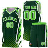 Custom Traditional Diamond Pattern Side Slash Sports Uniform Basketball Jersey Printed Team Logo