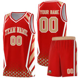 Custom Traditional Diamond Pattern Side Slash Sports Uniform Basketball Jersey Printed Team Logo