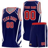 Custom Tank Top Diamond Pattern Side Slash Sports Uniform Basketball Jersey For Adult