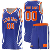 Custom Personalized Diamond Pattern Side Slash Fashion Sports Uniform Basketball Jersey