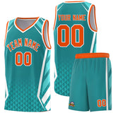 Custom Tank Top Diamond Pattern Side Slash Sports Uniform Basketball Jersey For Adult