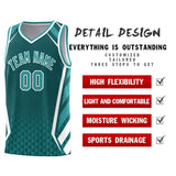 Custom Personalized Diamond Pattern Side Slash Fashion Sports Uniform Basketball Jersey
