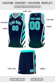 Custom Personalized Diamond Pattern Side Slash Fashion Sports Uniform Basketball Jersey
