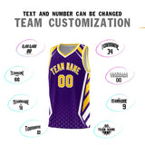 Custom Personalized Diamond Pattern Side Slash Fashion Sports Uniform Basketball Jersey