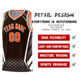 Custom Tank Top Diamond Pattern Side Slash Sports Uniform Basketball Jersey For Adult