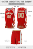 Custom Personalized Diamond Pattern Side Slash Fashion Sports Uniform Basketball Jersey
