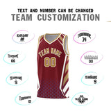 Custom Tank Top Diamond Pattern Side Slash Sports Uniform Basketball Jersey For Adult