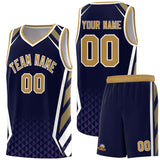 Custom Personalized Diamond Pattern Side Slash Fashion Sports Uniform Basketball Jersey
