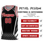 Custom Hip Hop Diamond Pattern Side Slash Sports Uniform Basketball Jersey For Unisex