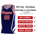 Custom Hip Hop Diamond Pattern Side Slash Sports Uniform Basketball Jersey For Unisex