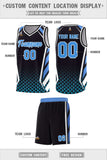 Custom Hip Hop Diamond Pattern Side Slash Sports Uniform Basketball Jersey For Unisex