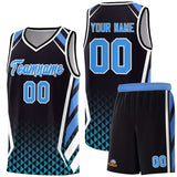 Custom Hip Hop Diamond Pattern Side Slash Sports Uniform Basketball Jersey For Unisex