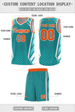 Custom Hip Hop Diamond Pattern Side Slash Sports Uniform Basketball Jersey For Unisex