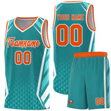 Custom Hip Hop Diamond Pattern Side Slash Sports Uniform Basketball Jersey For Unisex
