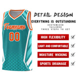 Custom Hip Hop Diamond Pattern Side Slash Sports Uniform Basketball Jersey For Unisex