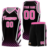 Custom Tank Top Diamond Pattern Side Slash Sports Uniform Basketball Jersey For Youth