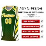 Custom Hip Hop Diamond Pattern Side Slash Sports Uniform Basketball Jersey For Unisex