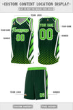 Custom Tank Top Diamond Pattern Side Slash Sports Uniform Basketball Jersey For Youth