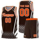 Custom Hip Hop Diamond Pattern Side Slash Sports Uniform Basketball Jersey For Unisex