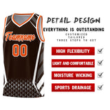 Custom Hip Hop Diamond Pattern Side Slash Sports Uniform Basketball Jersey For Unisex