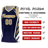 Custom Tank Top Diamond Pattern Side Slash Sports Uniform Basketball Jersey For Youth