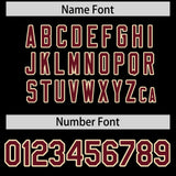 Custom Black Crimson-Khaki Classic Tops Basketball Jersey