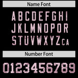 Custom Black Sequined Tops Athletic Basketball Jersey