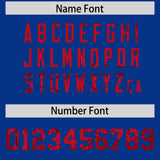 Custom Royal Sequined Tops Athletic Basketball Jersey