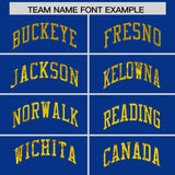 Custom Royal Sequined Tops Athletic Basketball Jersey