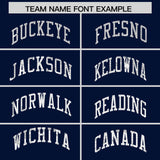 Custom Navy Sequined Tops Athletic Basketball Jersey